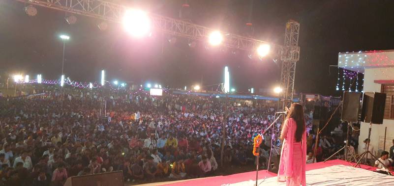 Aayushi Rakhecha performing in Bhilwara