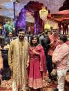 Aayushi with actor Vineet Singh